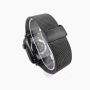 Pasek Opaska Bransoleta Mesh Metalowa z klamrą Czarny do Apple Watch 3 4 5 6 7 8 9 SE 38/40/41mm - 4